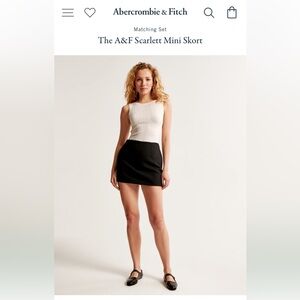 The A&F Scarlett Mini Skort
